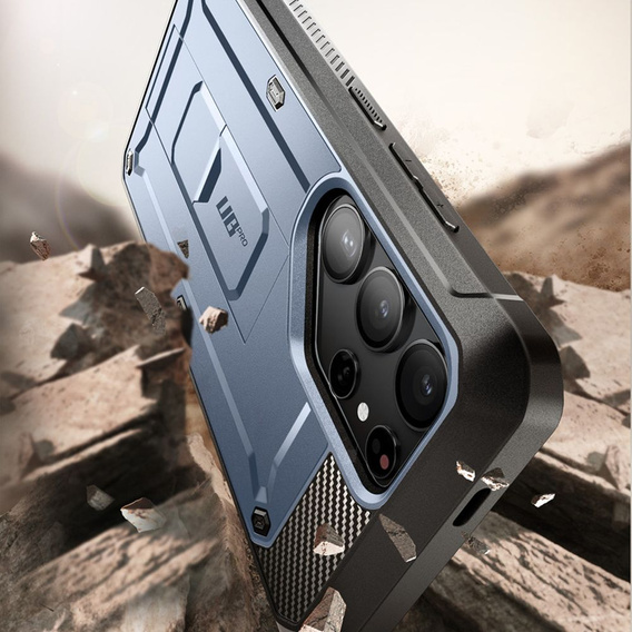 Θήκη Supcase για Samsung Galaxy S24 Ultra, Unicorn Beetle Pro, μαύρη(2x Πλαίσιο)