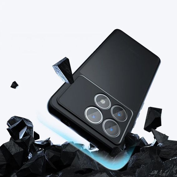 Θήκη για Xiaomi Poco F6 Pro, Fusion Hybrid, μαύρη