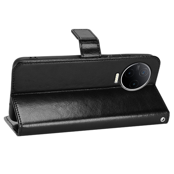 Θήκη με πτερύγιο για Infinix Note 12 2023, Wallet, μαύρη