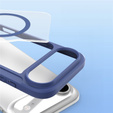 Θήκη Dux Ducis για iPhone Air, Skin X Pro, με πτερύγιο, για MagSafe, navy blue