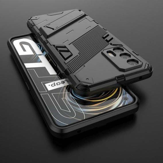 Θήκη για Realme GT 5G, Military kickstand, μπλε