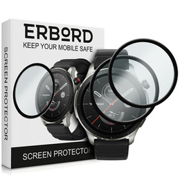 2x υβριδικό γυαλί ERBORD για Amazfit GTR 4 46mm