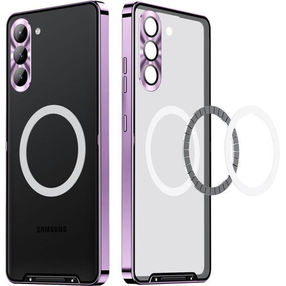 θήκη προστασίας κάμερας για το Samsung Galaxy S23, CamShield MagSafe, διαφανής / βιολετί