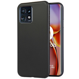 Λεπτή θήκη για Motorola Edge 40 Pro, Slim, μαύρη