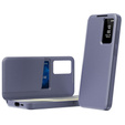 Αναδιπλούμενη θήκη για Samsung Galaxy S25 Edge, Smart View Wallet, μωβ