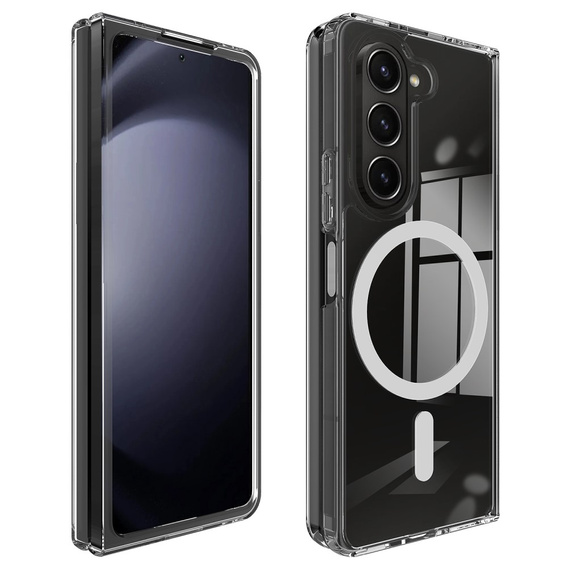 Θήκη για Samsung Galaxy Z Fold6 5G, Fusion Hybrid, για MagSafe, διαφανής