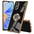 Θήκη για Oppo A17, Electro Ring, μαύρη