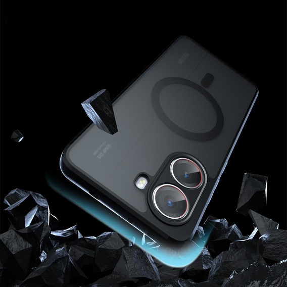 Θήκη για Xiaomi Poco X7 Pro 5G, για MagSafe, ERBORD Μatt Case, μαύρη