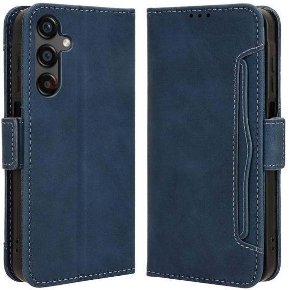 Θήκη με πτερύγιο για Samsung Galaxy A25 5G, Card Slot, μπλε