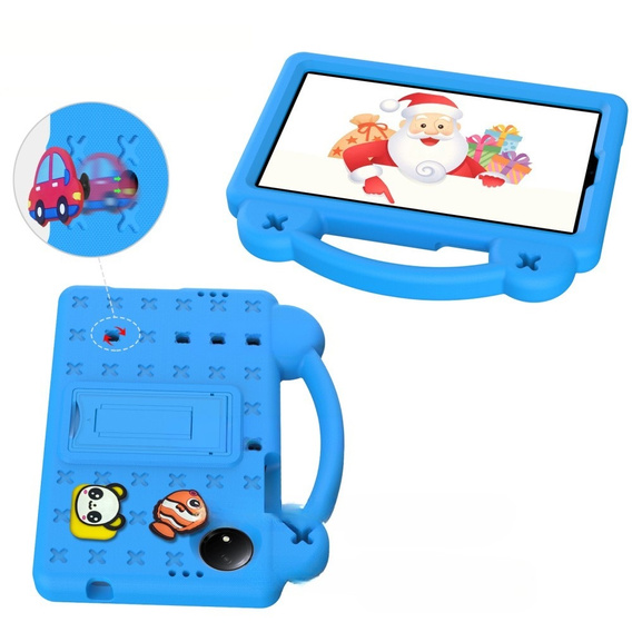 Παιδική θήκη για Xiaomi Redmi Pad SE 8.7", Cute Patterns, με βάση, μπλε