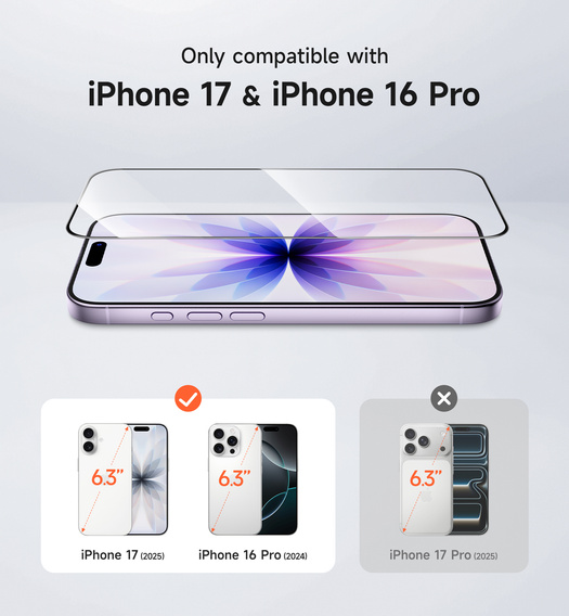 2x SURITCH γυαλί για iPhone 17 / 16 Pro