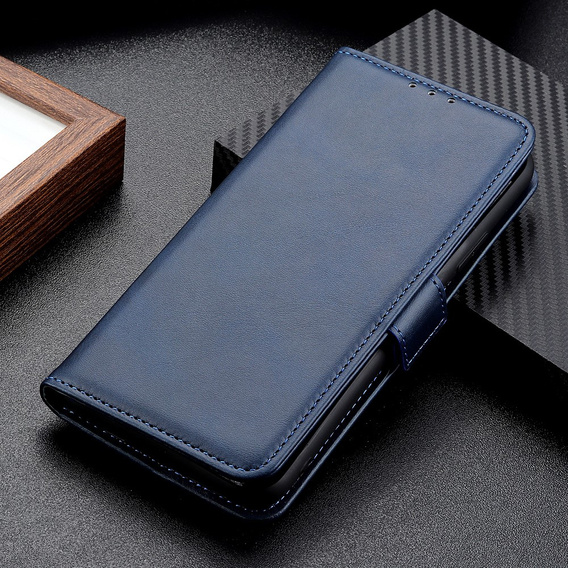 Θήκη με πτερύγιο για Motorola Moto E13, Wallet, μπλε