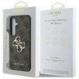 GUESS Θήκη για Samsung Galaxy S25, 4G Big Metal Logo, καφέ