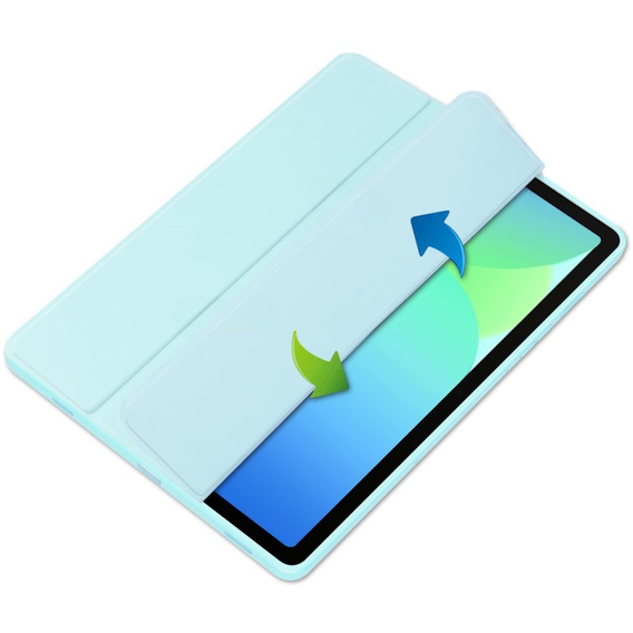Θήκη για Samsung Galaxy Tab S10 FE+ Plus, Smartcase Hybrid, με χώρο για γραφίδα, μπλε