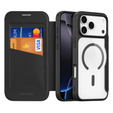 Θήκη Dux Ducis για iPhone 17 Pro, Skin X Pro, με πτερύγιο, για MagSafe, μαύρο