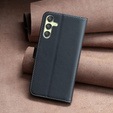 Θήκη με πτερύγιο για Samsung Galaxy A25 5G, BINFEN Wallet, μαύρη + γυαλί 9H 