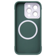 Θήκη για iPhone 15 Pro Max, ERBORD Armor Mag, πράσινη