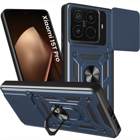 Θωρακισμένη θήκη CamShield Slide με κάλυμμα κάμερας και δαχτυλίδι για Xiaomi 15T Pro