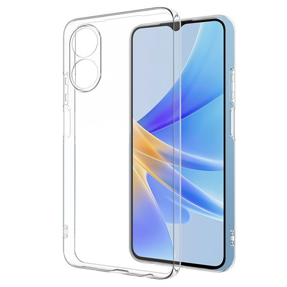 Λεπτή θήκη για Oppo A17, Slim, διαφανής