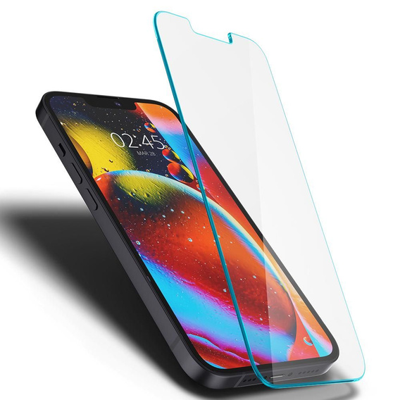 SPIGEN Szkło Hartowane do iPhone 14 / 13 / 13 Pro, Glas.TR EZ Fit (2 sztuki)